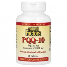 Natural Factors PQQ-10, 30 капсул Natural Factors PQQ-10, 30 капсул