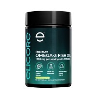 Elicore Labs Premium Omega 3 Fish Oil, 60 гелевих капсул Elicore Labs Premium Omega 3 Fish Oil, 60 гелевих капсул