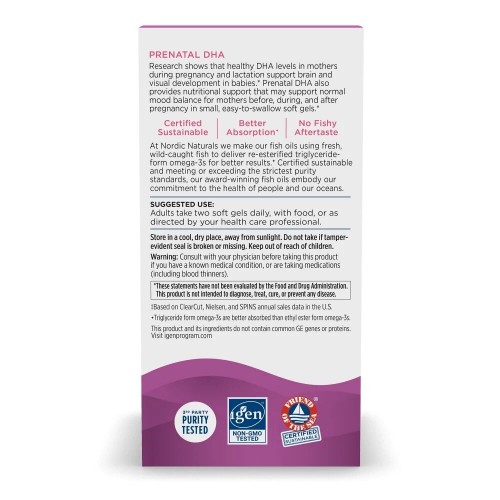 Nordic Naturals Prenatal DHA, 180 капсул CN6923 Nordic Naturals Nordic Naturals Prenatal DHA, 180 капсул CN6923 Nordic Naturals