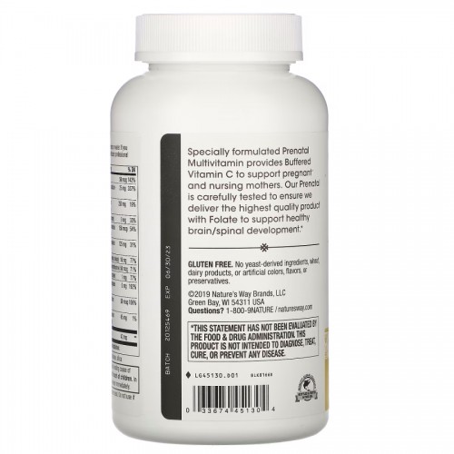 Nature's Way Prenatal MultiVitamin, 180 капсул CN10734 Nature's Way Nature's Way Prenatal MultiVitamin, 180 капсул CN10734 Nature's Way