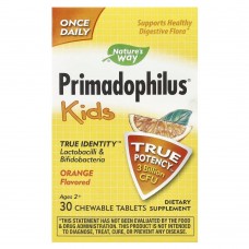 Nature's Way Primadophilus Kids 3 Billion CFU, 30 жевательных таблеток - Апельсин Nature's Way Primadophilus Kids 3 Billion CFU, 30 жевательных таблеток - Апельсин