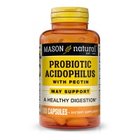 Mason Natural Probiotic Acidophilus with Pectin, 100 капсул Mason Natural Probiotic Acidophilus with Pectin, 100 капсул