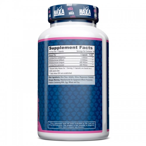Haya Labs Probiotic Complex, 30 капсул CN12092 Haya Labs Haya Labs Probiotic Complex, 30 капсул CN12092 Haya Labs