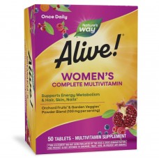 Nature's Way Alive! Women's Complete Multivitamin, 50 таблеток Nature's Way Alive! Women's Complete Multivitamin, 50 таблеток