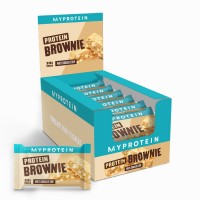 MyProtein Protein Brownie, 12*75 грамм - Белый шоколад