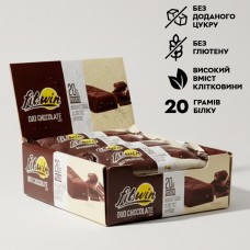 FitWin Protein Bar 33%, 12x60 грам - Подвійний шоколад FitWin Protein Bar 33%, 12x60 грам - Подвійний шоколад