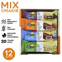 FitWin Protein Bar 33% MIX, 12x60 грам FitWin Protein Bar 33% MIX, 12x60 грам