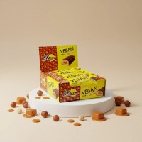 FitWin Vegan Bar, 12*50 грам - Карамель-фундук FitWin Vegan Bar, 12*50 грам - Карамель-фундук