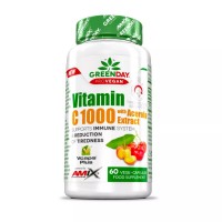 AMIX GreenDay ProVegan Vitamin C 1000 mg with Acerola, 60 капсул