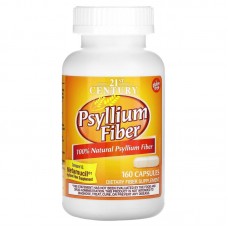 21st Century Psyllium Fiber, 160 капсул