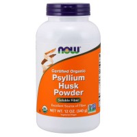 NOW Organic Psyllium Husks, 340 грам NOW Organic Psyllium Husks, 340 грам