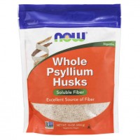 NOW Whole Psyllium Husks, 454 грамм NOW Whole Psyllium Husks, 454 грамм