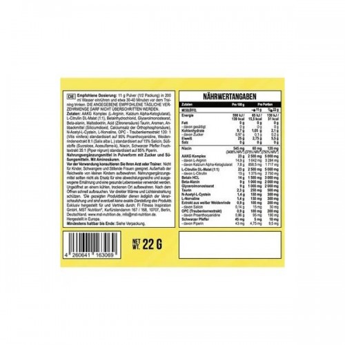 MST Nutrition Pump Killer, 22 грами - Фруктовий пунш CN14282-2 MST MST Nutrition Pump Killer, 22 грами - Фруктовий пунш CN14282-2 MST