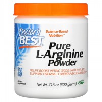 Doctor's Best Pure L-Arginine Powder, 300 грам Doctor's Best Pure L-Arginine Powder, 300 грам