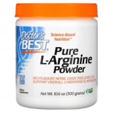 Doctor's Best Pure L-Arginine Powder, 300 грам Doctor's Best Pure L-Arginine Powder, 300 грам