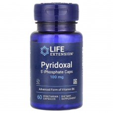 Life Extension Pyridoxal 5'-Phosphate 100 mg, 60 вегакапсул