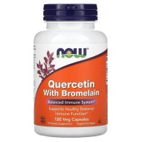 NOW Quercetin with Bromelain, 120 вегакапсул NOW Quercetin with Bromelain, 120 вегакапсул