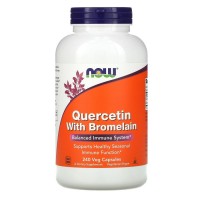 NOW Quercetin with Bromelain, 240 вегакапсул NOW Quercetin with Bromelain, 240 вегакапсул