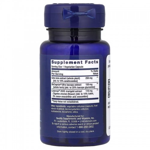 Life Extension Quick Brain Nootropic, 30 вегакапсул CN19947-1 Life Extension Life Extension Quick Brain Nootropic, 30 вегакапсул CN19947-1 Life Extension