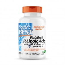 Doctor's Best Stabilized R-Lipoic Acid 100 mg, 180 вегакапсул Doctor's Best Stabilized R-Lipoic Acid 100 mg, 180 вегакапсул