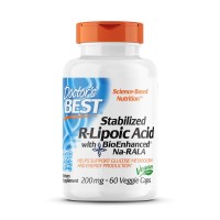 Doctor's Best Stabilized R-Lipoic Acid 200 mg, 60 вегакапсул