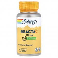 Solaray Reacta-C 500 mg, 60 вегакапсул Solaray Reacta-C 500 mg, 60 вегакапсул