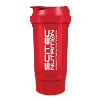 Scitec Nutrition Shaker 500 мл 2-х компонентний, Red Scitec Nutrition Shaker 500 мл 2-х компонентний, Red