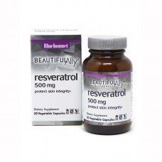 Bluebonnet Nutrition Beautiful Ally Resveratrol 500 mg, 30 вегакапсул