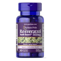 Puritan's Pride Resveratrol 500 mg, 30 капсул Puritan's Pride Resveratrol 500 mg, 30 капсул