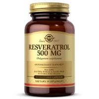 Solgar Resveratrol 500 mg, 30 вегакапсул Solgar Resveratrol 500 mg, 30 вегакапсул