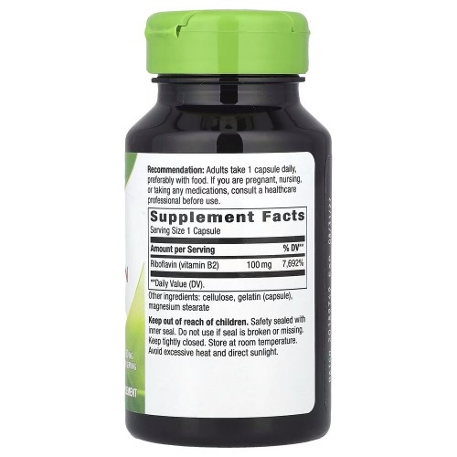 Nature's Way Riboflavin, 100 капсул CN16191 Nature's Way Nature's Way Riboflavin, 100 капсул CN16191 Nature's Way