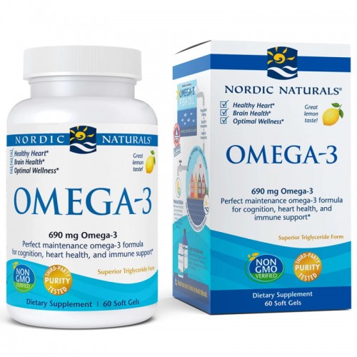 Nordic Naturals Omega-3, 60 капсул CN6927 Nordic Naturals