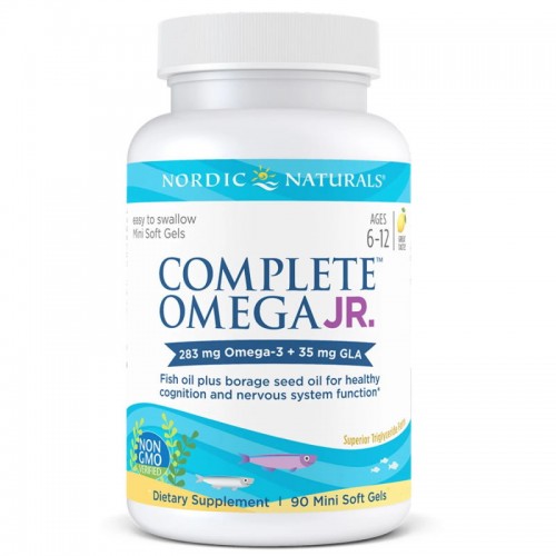 Nordic Naturals Complete Omega Junior, 90 капсул CN6918 Nordic Naturals Nordic Naturals Complete Omega Junior, 90 капсул CN6918 Nordic Naturals