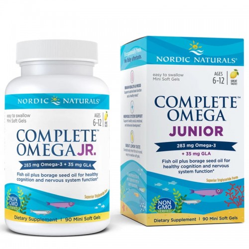Nordic Naturals Complete Omega Junior, 90 капсул CN6918 Nordic Naturals
