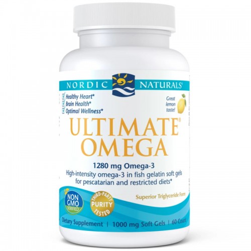 Nordic Naturals Ultimate Omega, 60 рибних капсул CN6946 Nordic Naturals Nordic Naturals Ultimate Omega, 60 рибних капсул CN6946 Nordic Naturals
