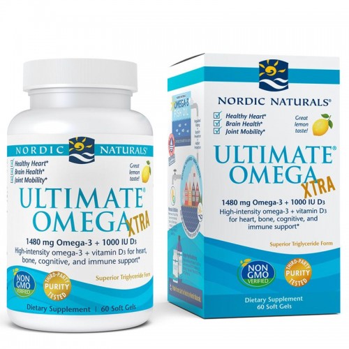 Nordic Naturals Ultimate Omega Xtra, 60 капсул CN6961 Nordic Naturals