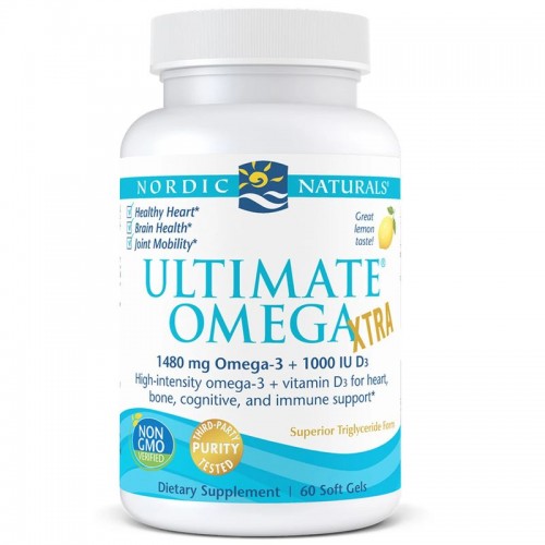 Nordic Naturals Ultimate Omega Xtra, 60 капсул CN6961 Nordic Naturals Nordic Naturals Ultimate Omega Xtra, 60 капсул CN6961 Nordic Naturals