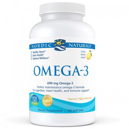 Nordic Naturals Omega-3, 180 капсул CN6930 Nordic Naturals Nordic Naturals Omega-3, 180 капсул CN6930 Nordic Naturals
