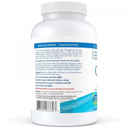 Nordic Naturals Omega-3, 180 капсул CN6930 Nordic Naturals Nordic Naturals Omega-3, 180 капсул CN6930 Nordic Naturals