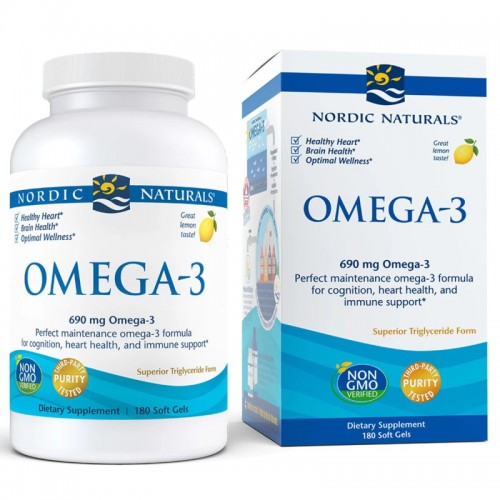 Nordic Naturals Omega-3, 180 капсул CN6930 Nordic Naturals