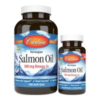 Carlson Labs Salmon Oil, 180+50 капсул Carlson Labs Salmon Oil, 180+50 капсул