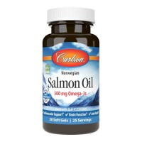 Carlson Labs Salmon Oil, 50 капсул Carlson Labs Salmon Oil, 50 капсул