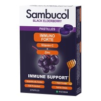 Sambucol Black Elderberry Immuno Forte, 20 пастилок Sambucol Black Elderberry Immuno Forte, 20 пастилок