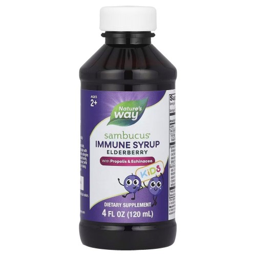 Nature's Way Sambucus For Kids Elderberry, 120 мл CN16450 Nature's Way Nature's Way Sambucus For Kids Elderberry, 120 мл CN16450 Nature's Way