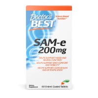 Doctor's Best SAM-e 200 mg (S-Adenosyl-L-Methionine), 60 таблеток