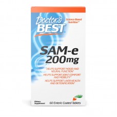Doctor's Best SAM-e 200 mg (S-Adenosyl-L-Methionine), 60 таблеток Doctor's Best SAM-e 200 mg (S-Adenosyl-L-Methionine), 60 таблеток