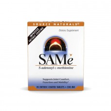 Source Naturals SAMe 200 mg Enteric Coated, 20 таблеток Source Naturals SAMe 200 mg Enteric Coated, 20 таблеток