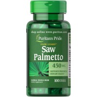 Puritan's Pride Saw Palmetto 450 mg, 100 капсул Puritan's Pride Saw Palmetto 450 mg, 100 капсул