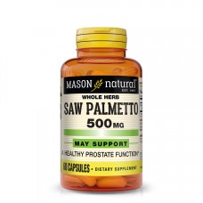 Mason Natural Saw Palmetto 500 mg, 60 капсул Mason Natural Saw Palmetto 500 mg, 60 капсул