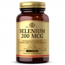 Solgar Selenium 200 mcg, 100 таблеток Solgar Selenium 200 mcg, 100 таблеток